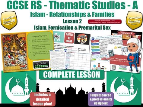 Premarital Sex And Fornication Muslim Views Gcse Rs Islam Relationships And Families L27