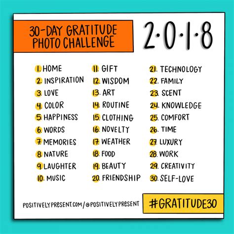 Get Grateful The 2018 Gratitude Challenge Is Here Positively