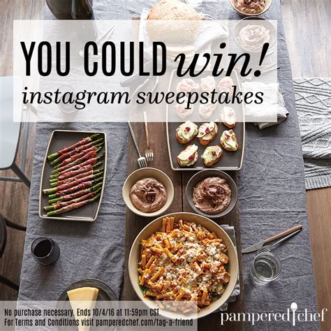 The Instagram Tag A Friend Sweepstakes Pampered Chef Us Site