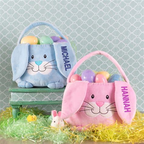 Embroidered Personalized Easter Baskets Tsforyounow