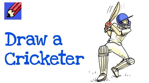 How To Draw A Cricketer Real Easy Step By Step Spoken Tutorial