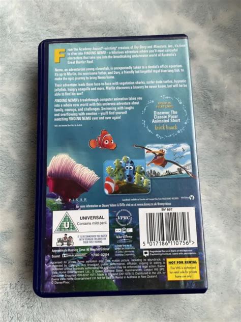 DISNEY PIXAR FINDING Nemo VHS Video Tape EUR 9 19 PicClick DE