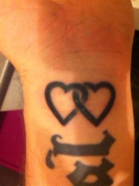 Double Heart Tattoo Double Heart Tattoo Double Heart Tattoo Small