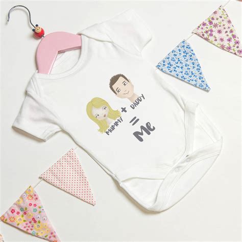 Personalised Mummy And Daddy Baby Grow By Fromlucyandco