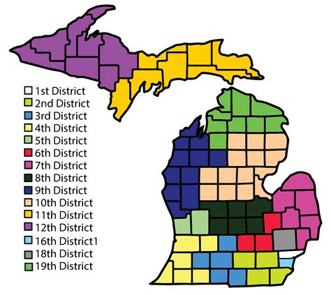 Michigan State Police District Map
