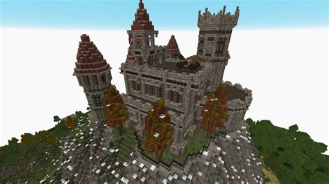 Mountain Castle Spawn Minecraft Map