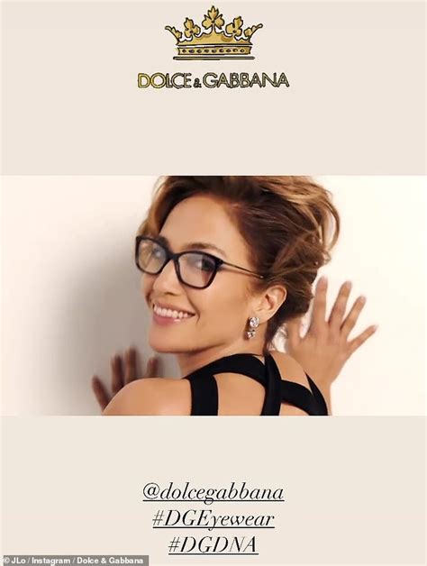 Jennifer Lopez Puts Her Curves On Display As She Models Dolce And Gabbana Eyewear In Very Sexy