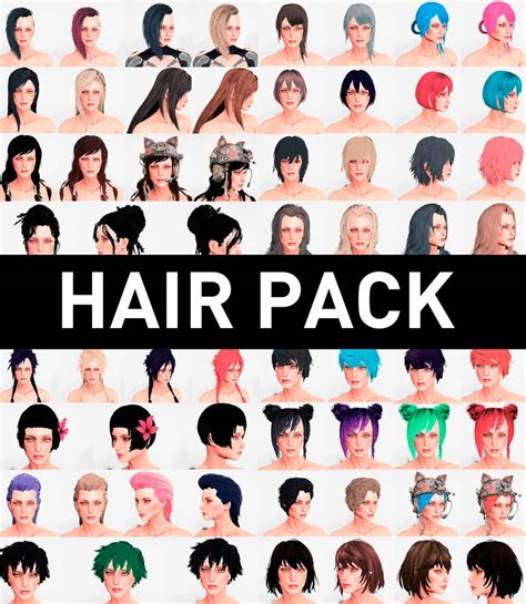 Fallout4 Hair Pack By Raccoonroll On Deviantart