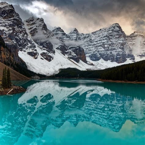 Moraine Canada Lake Ipad Pro Wallpapers Free Download