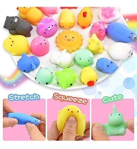 10 Squishy Mochi Bichinho Macio De Apertar Squishies Tiktok Mercadolivre