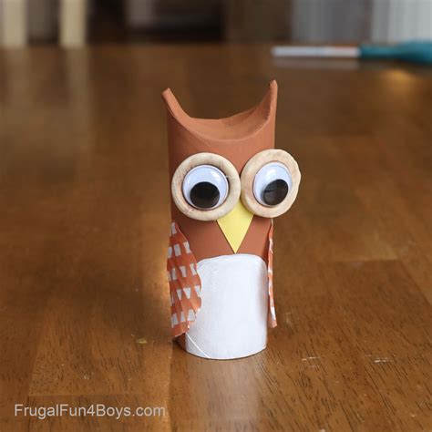 Toilet Paper Roll Owls Frugal Fun For Boys And Girls