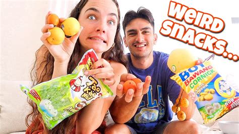 Trying Unusual Fruits And Snacks We Ve Never Tried Daily Vlog 18 Youtube