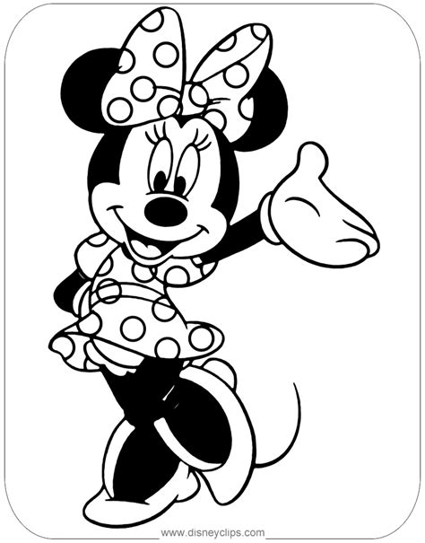 Minnie Mouse Coloring Pages Printable Customize And Print