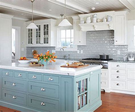 They're placed under the white. 35 Beautiful Kitchen Backsplash Ideas - Hative