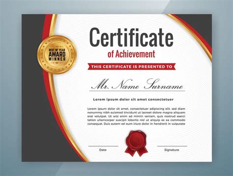 Multipurpose Professional Certificate Template Design Download Free