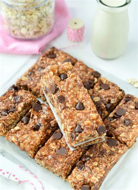 Peanut Butter Oatmeal Protein Bars Recipe Protein Bar Recipes