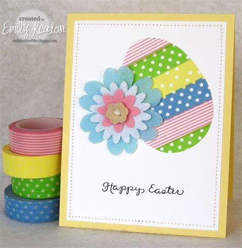 So, if you are looking for more easter cards then you can visit the main page of this website. My Little Slice of Bliss: Ways With Washi: Easter Eggs + a GIVEAWAY