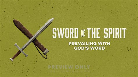 Full Armor Of God Sword Of The Spirit Title Graphics Igniter Media