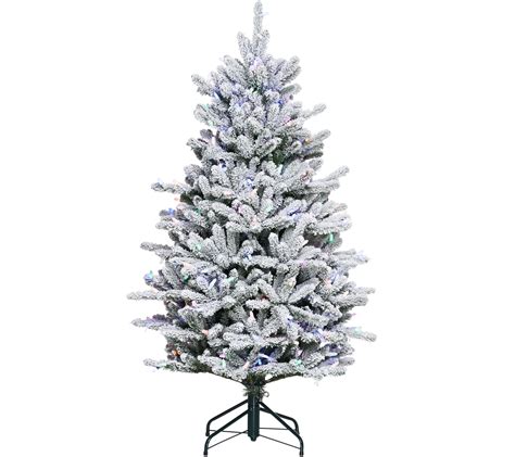 Santas Best 5 Rgb 20 Flocked Balsam Fir Christmas Tree —