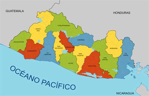 Mapa De El Salvador Con Nombres Para Imprimir En Pdf 2021 Images