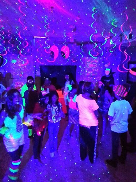 Neon Birthday Party Glow In Dark Party Blacklight Party