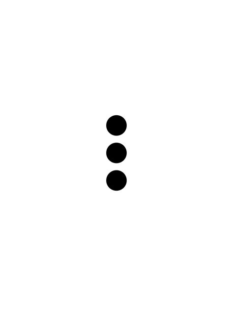 Three Horizontal Dots Icon At Collection Of Three