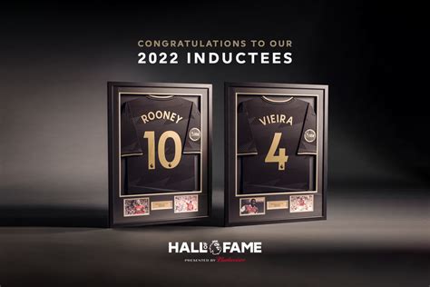 Rooney And Vieira Enter Premier League Hall Of Fame