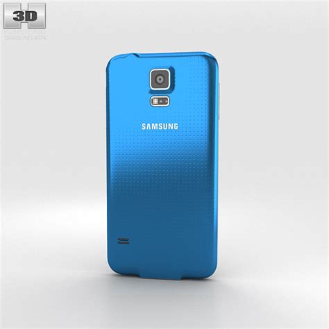 Samsung Galaxy S5 Blue 3d Model Electronics On Hum3d