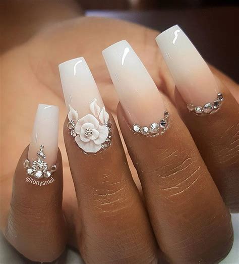 Pin By 🦋 𝒥𝑒𝓈𝓈𝒾𝒸𝒶 🦋 On 💅 и α ι ℓ ѕ Nail Art Wedding Bride Nails