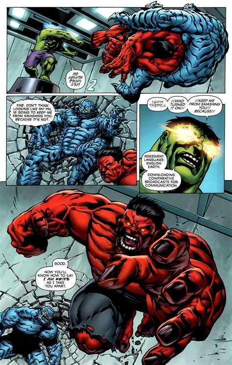 Read Online Fall Of The Hulks Red Hulk Comic Issue 1