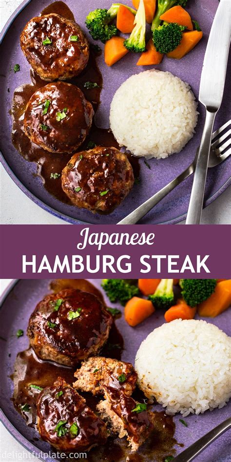 Photo used with permission courtesy of. Japanese Hamburg Steak (Hambagu) - Delightful Plate ...