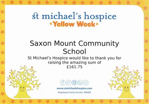 Yellow Day For St Michaels Hospice News Blog Saxon Mount School