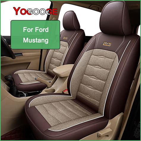 Yogooge Car Seat Cover For Ford Mustang Auto Accessories Interior