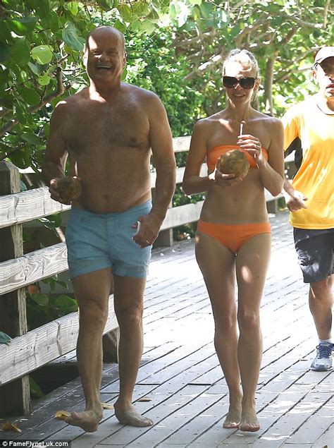 Wife shared husband with naughty step sister !!short version. Kelsey Grammer with wife Kayte Walsh as they holiday in ...