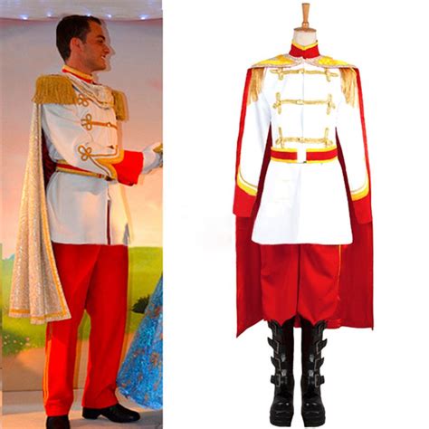 Cosplaydiy Prince Costume Cinderella Prince Charming Costume Uniform