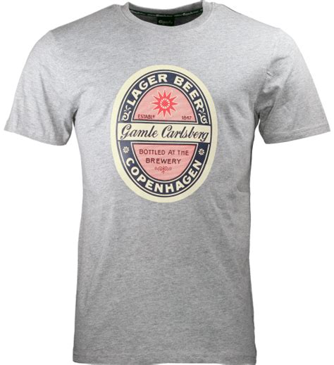 Gamle Carlsberg T Shirt Grey Carlsberg Brand Store