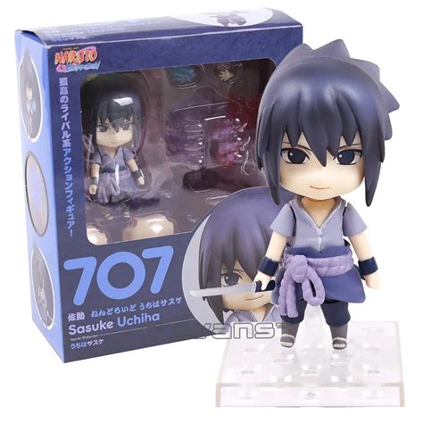 Naruto Shippuden Uchiha Sasuke 707 Nendoroid Doll Pvc Action Figure