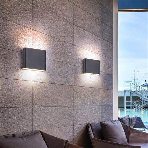 Outdoor Waterproof Ip65 Wall Lamp 6w12w Led Wall Light Modern Indoor