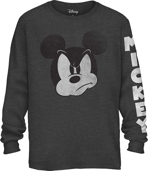 Mad Mickey Mouse Graphic Classic Vintage Disneyland World Mens Adult