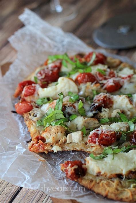 Grilled Chicken Margherita Pizza5 Chicken Pizza Recipes Healthy