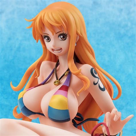 Hot One Piece Sexy 13cm Nami Big Boobs Chest Botty Bikini Swimsuit