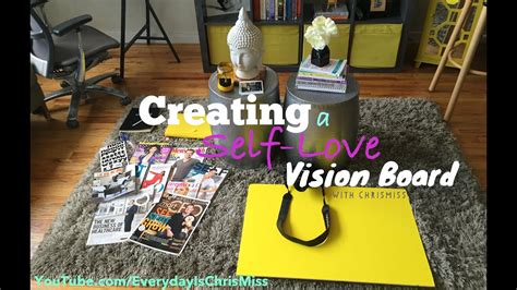 Diy Creating A Self Love Vision Board With Chris Miss Youtube