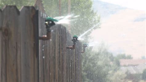 Fence Sprinklers Used To Protect Against Wildfire