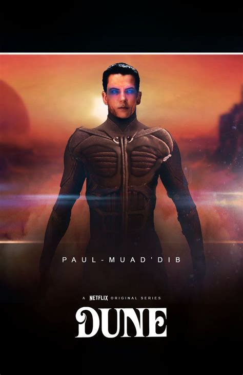 Paul Muaddib Dune Character Concept Poster By Niteowl94 On