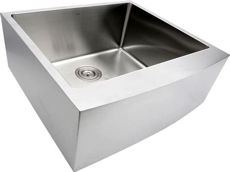 The acadia is available in three sizes: Nantucket Sinks APRON2420SR16 24 Inch Undermount Farmhouse ...