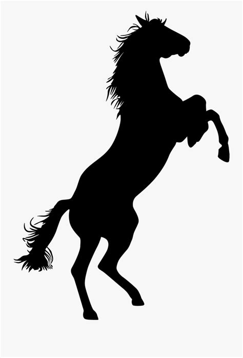 Mare Clipart Kuda Black And White Horse Logo Free Transparent