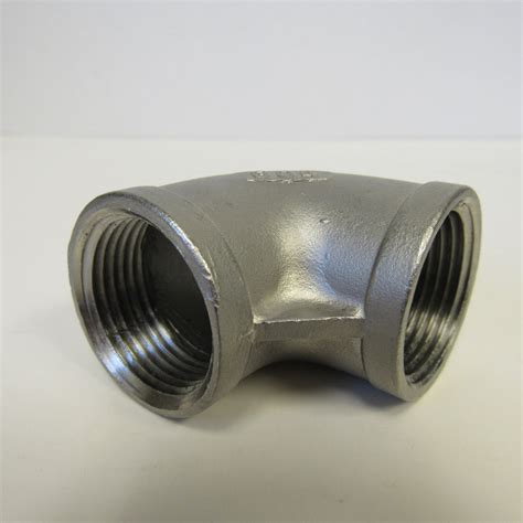 304 Stainless Steel 90 Degree Elbow Class 150 12 Inch Npt Thread