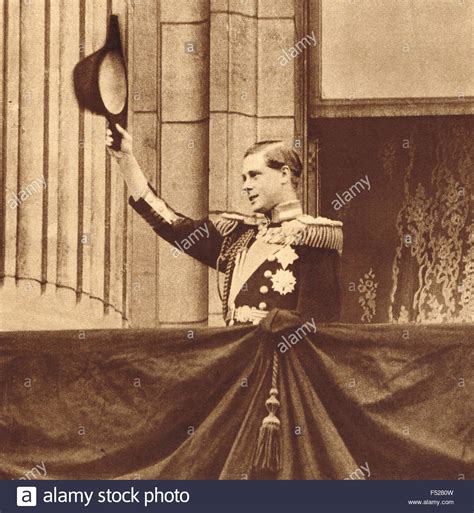 King Edward Viii Coronation 1936 Stock Photo Royalty Free