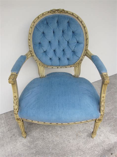 Antique Blue French Chairs Lindauer Designs