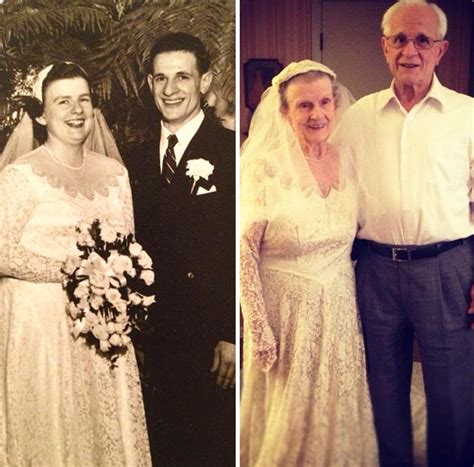 22 long term couples recreate old pictures to restore our faith in true
